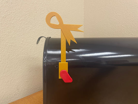 Childhood Cancer Awareness Mailbox Flag